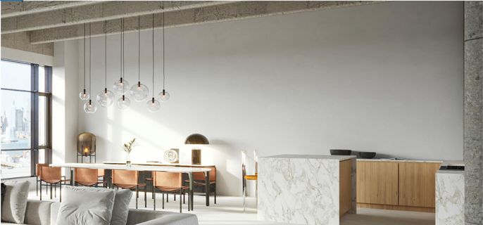 Dining room, Interior, Pendant Lights