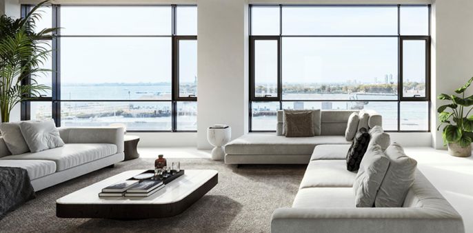 Interior, Living room, Water