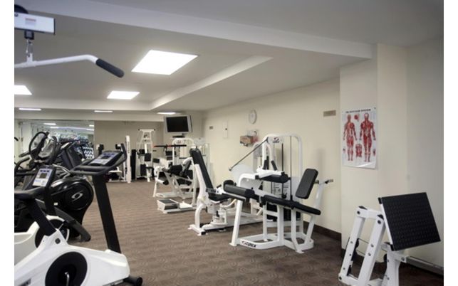 Fitness Equipment, Gym, Interior, Recessed Lighting