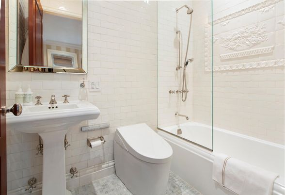 Bathroom, Glass Shower, Interior