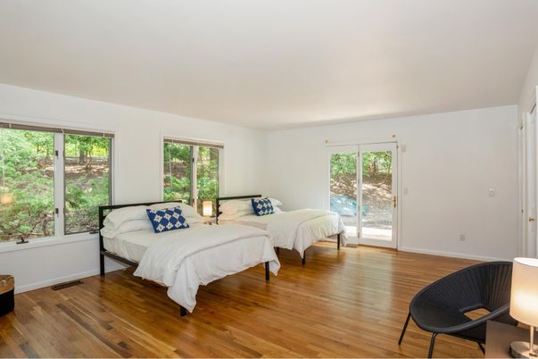 Bedroom, Interior, Wood Texture Flooring