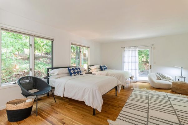 Bedroom, Interior, Wood Texture Flooring