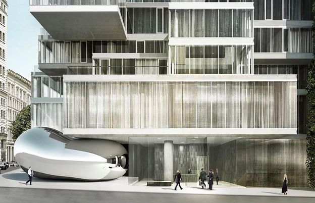 Exterior, Facade, Modern