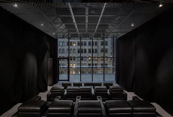 Home Theatre Room, Interior, Recessed Lighting, Theatre Room