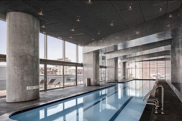 Interior, Pool, Recessed Lighting
