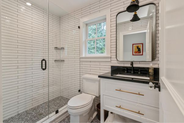 Bathroom, Glass Shower, Interior