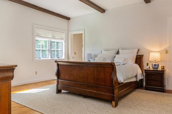 Bedroom, Interior, Wooden Beams, Wood Texture Flooring