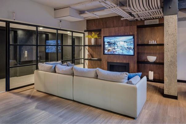 Interior, Living room, Wood Texture Flooring, Wooden Walls