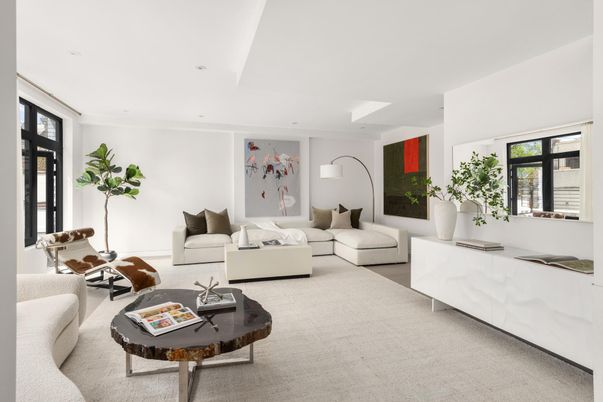 Interior, Living room, Recessed Lighting