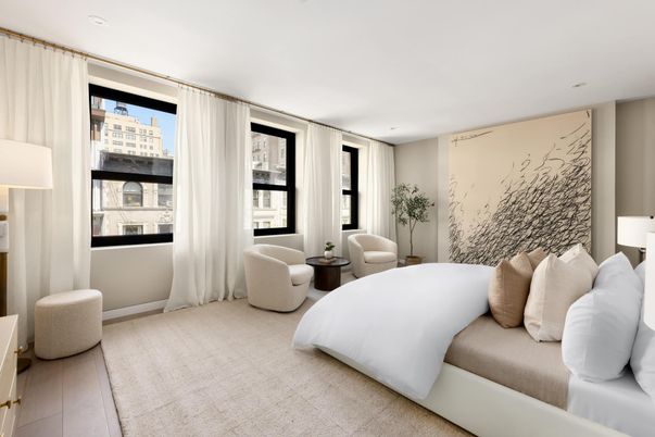 Bedroom, Interior, Recessed Lighting