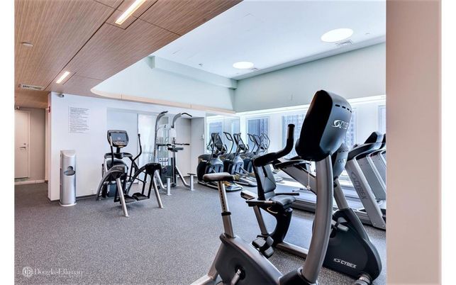 Fitness Equipment, Gym, Interior, Recessed Lighting