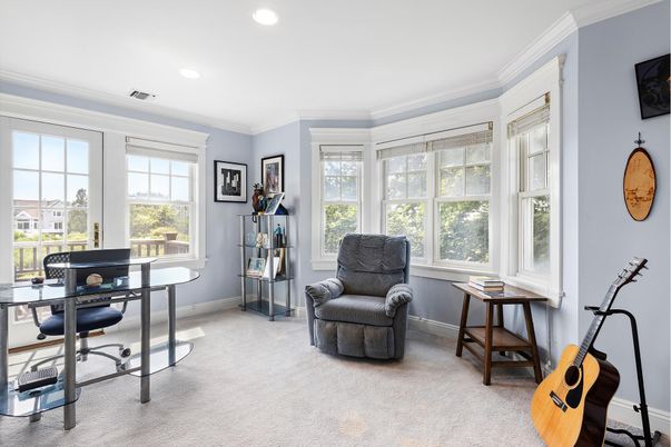 Home Office, Interior, Recessed Lighting