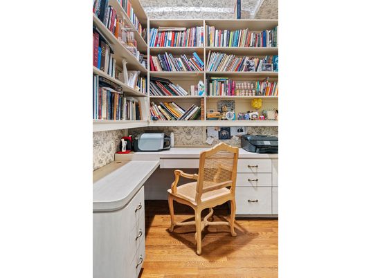 Home Office, Interior, Wood Texture Flooring