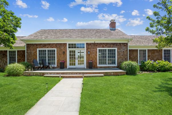 Exterior, Facade, Brick Facade, Cape Cod