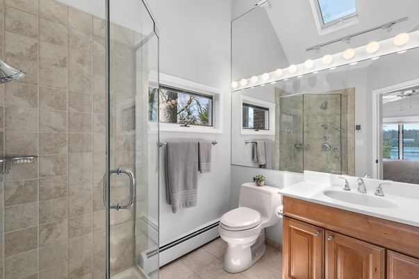 Bathroom, Glass Shower, Interior
