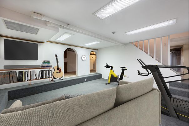 Fitness Equipment, Interior, Recessed Lighting