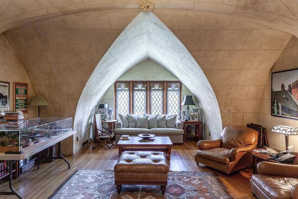 Fireplace, Interior, Living room, Stone Walls, Wood Texture Flooring