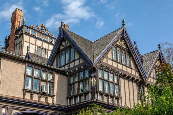 Exterior, Facade, Tudor Revival