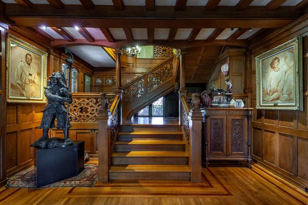 Interior, Recessed Lighting, Wooden Beams, Wood Texture Flooring