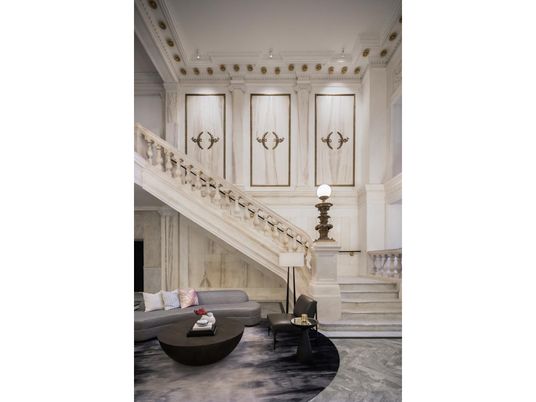 Interior, Living room, Marble