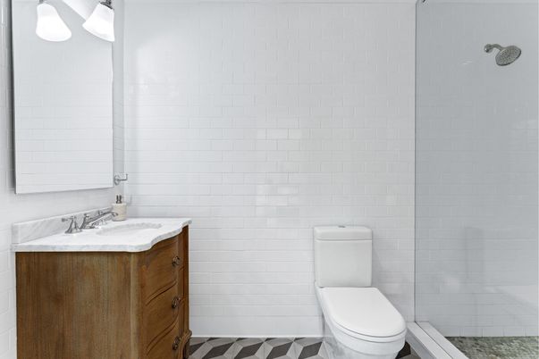 Bathroom, Glass Shower, Interior