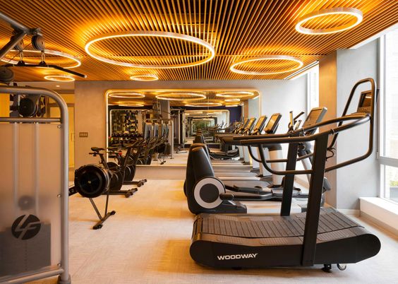 Fitness Equipment, Gym, Interior