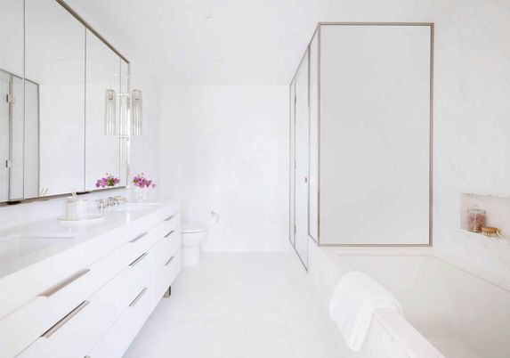 Bathroom, Dual Sink Vanities, Interior, Marble