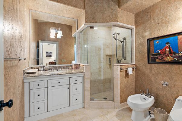 Bathroom, Glass Shower, Interior