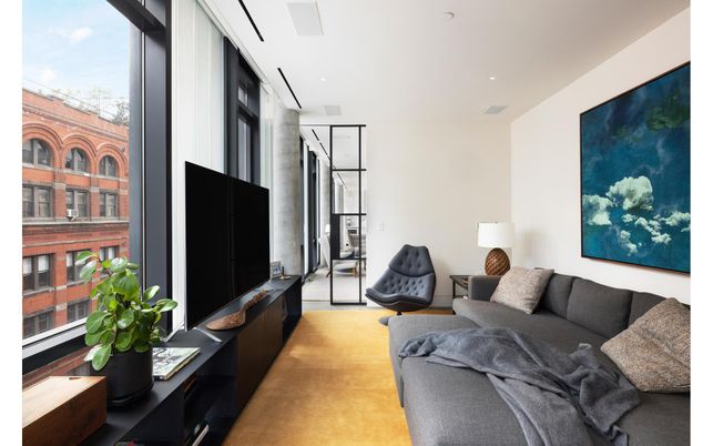 Interior, Living room, Recessed Lighting
