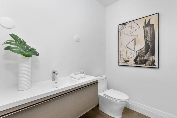 Bathroom, Interior, Wood Texture Flooring