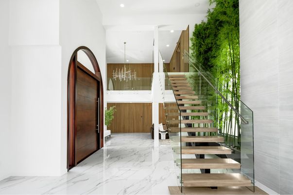 Interior, Marble, Pendant Lights, Recessed Lighting