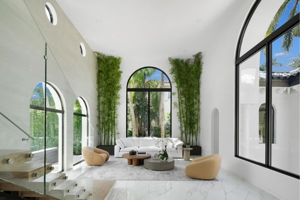 Interior, Living room, Marble, Recessed Lighting