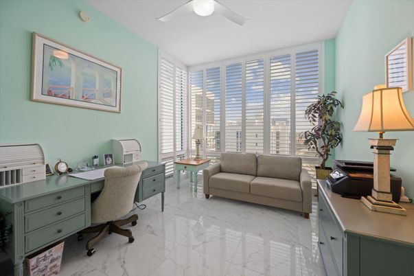 Home Office, Interior, Marble
