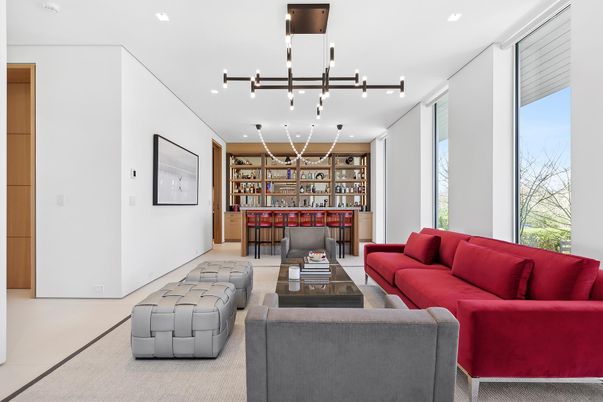 Interior, Living room, Pendant Lights, Recessed Lighting