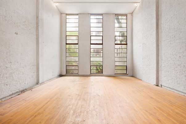 Empty room, Interior, Stone Walls, Wood Texture Flooring