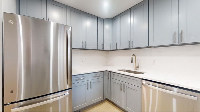 Interior, Kitchen, Recessed Lighting, Stainless Steel Appliances