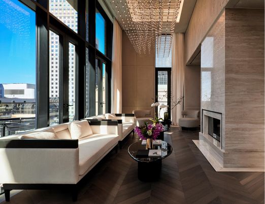 Chandelier, Fireplace, Interior, Living room, Wood Texture Flooring, Wooden Walls