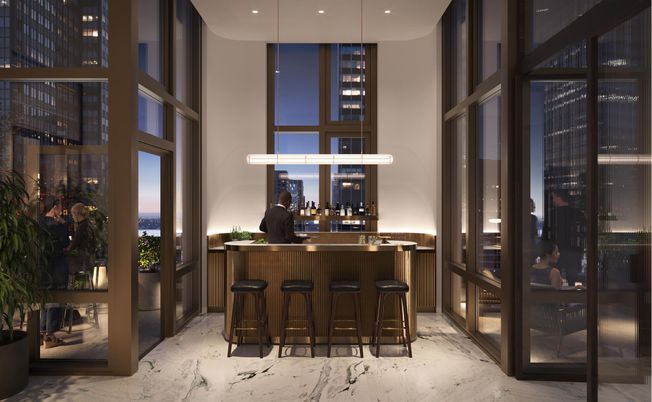 Interior, Marble, Pendant Lights, Recessed Lighting