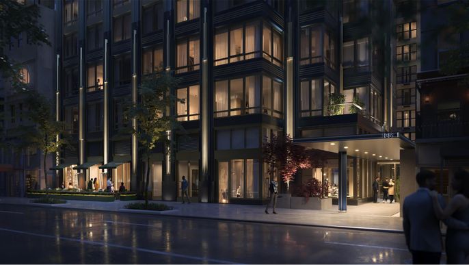 Exterior, Facade, Condo Building