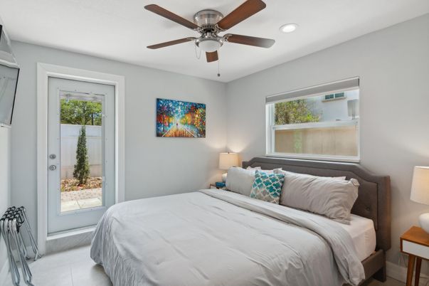 Bedroom, Interior, Recessed Lighting