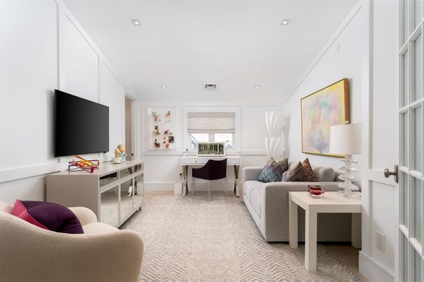 Home Office, Interior, Living room, Recessed Lighting