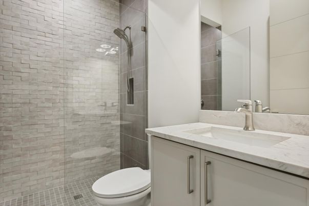 Bathroom, Glass Shower, Interior