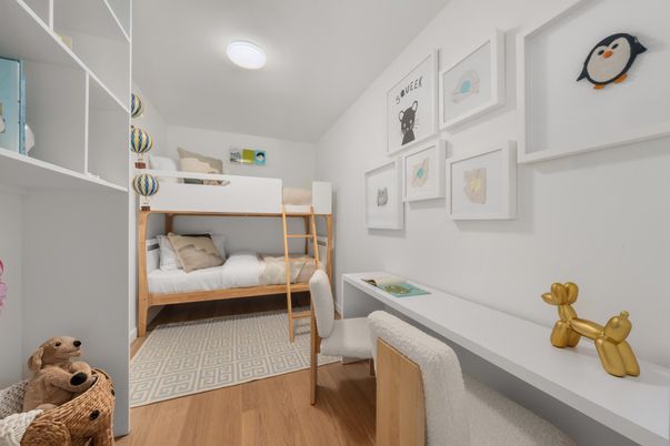 Bedroom, Home Office, Interior, Wood Texture Flooring