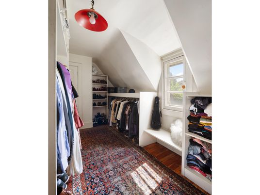 Interior, Walk-in Closets, Wood Texture Flooring