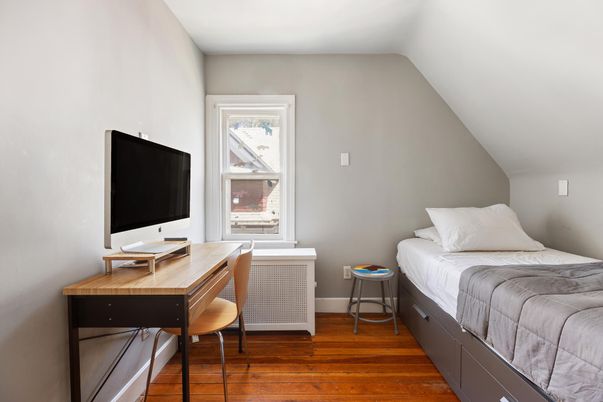 Bedroom, Home Office, Interior, Wood Texture Flooring