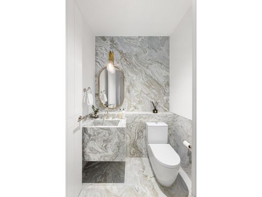 Bathroom, Interior, Marble, Marble Walls