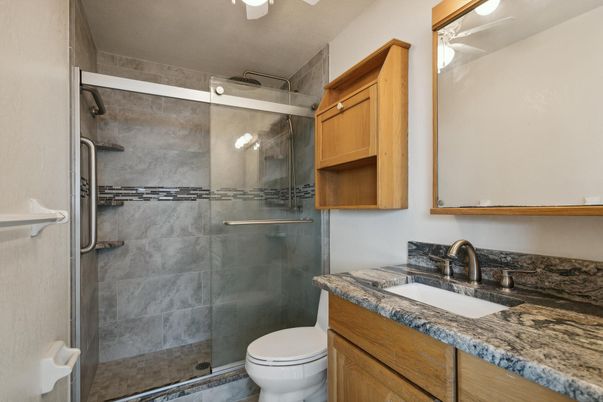 Bathroom, Glass Shower, Interior