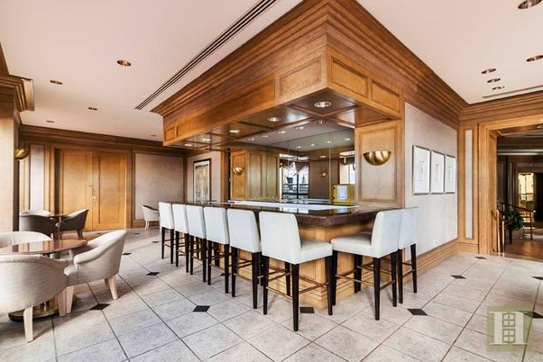 Dining room, Interior, Recessed Lighting, Wooden Walls