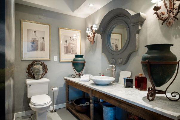 Bathroom, Interior, Recessed Lighting