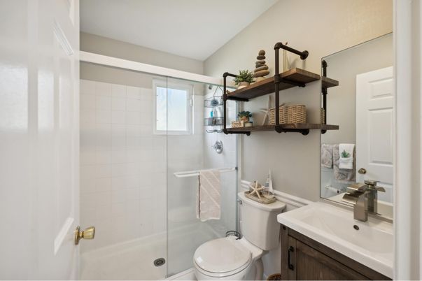 Bathroom, Glass Shower, Interior